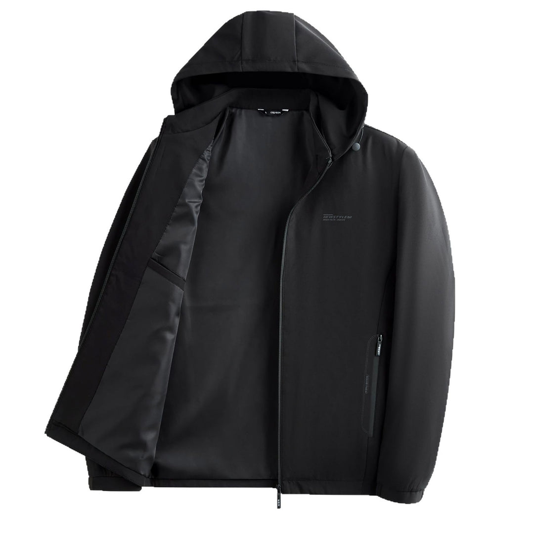 Herren Übergangsjacke mit optimierter atmungsaktiver Technologie und praktischem Kapuzendesign Drune