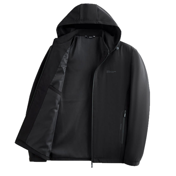 Herren Übergangsjacke mit optimierter atmungsaktiver Technologie und praktischem Kapuzendesign Drune