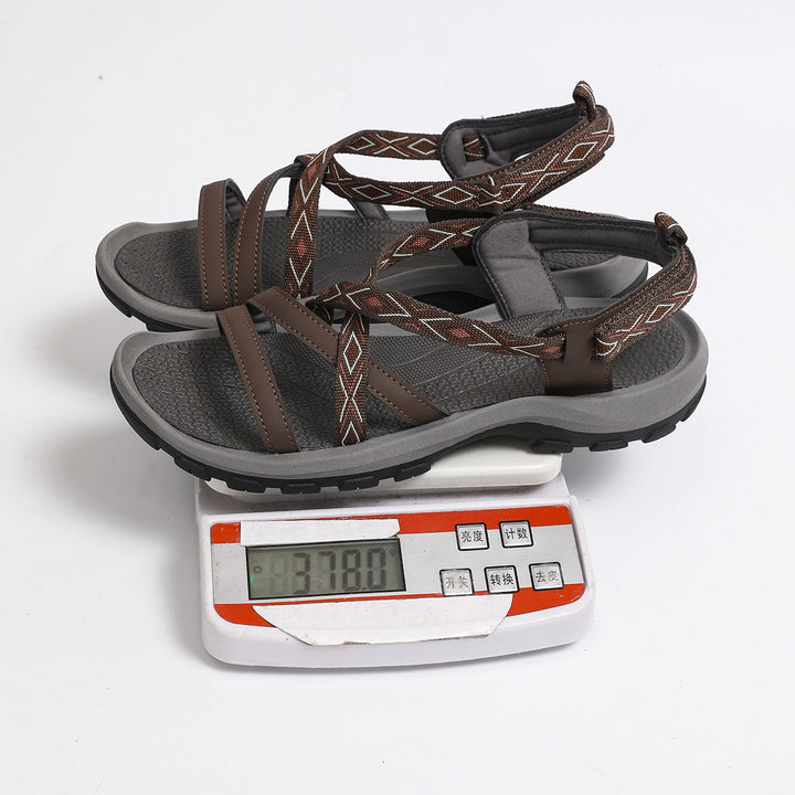 Damen Outdoor‑Trekkingsandale mit gepolstertem Fußbett und rutschfester Sohle Drune
