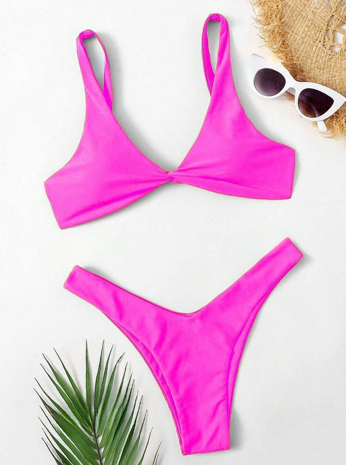 Damen Bikini-Set mit stilvoller Knotendetails Drune