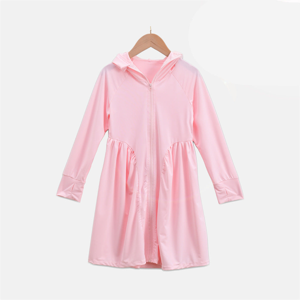 Damen atmungsaktive UV-Schutzjacke mit hohem Kragen Drune