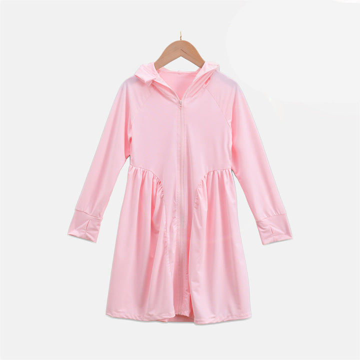 Damen atmungsaktive UV-Schutzjacke mit hohem Kragen Drune