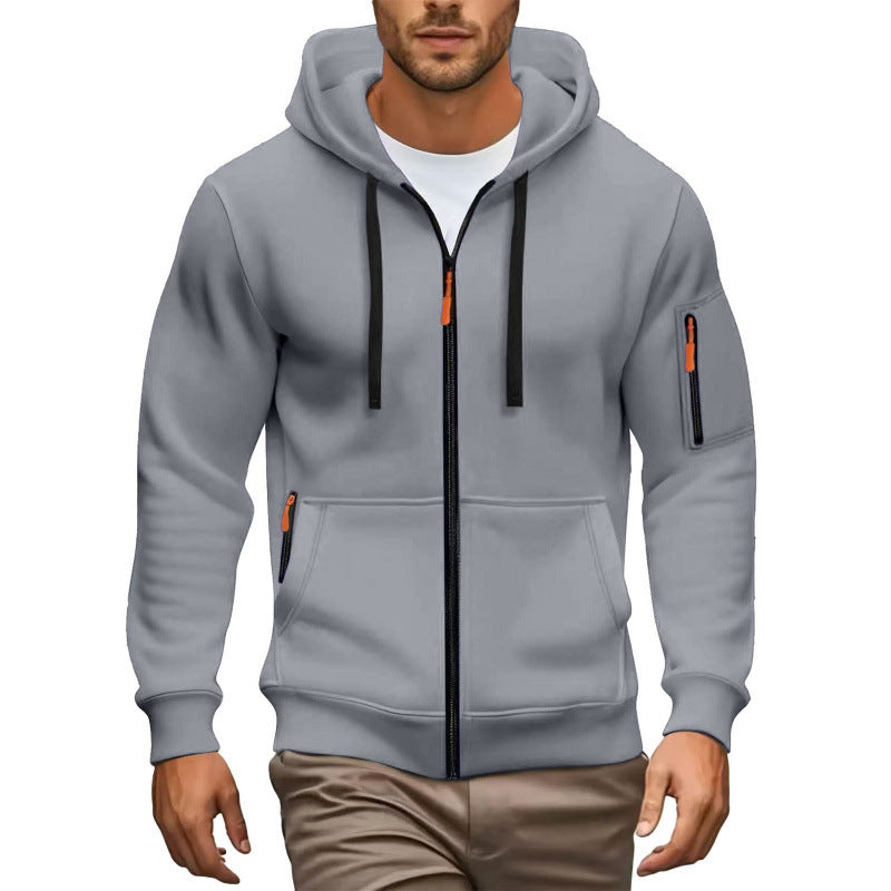 Herren Hochwertiger Zip-Hoodie Drune