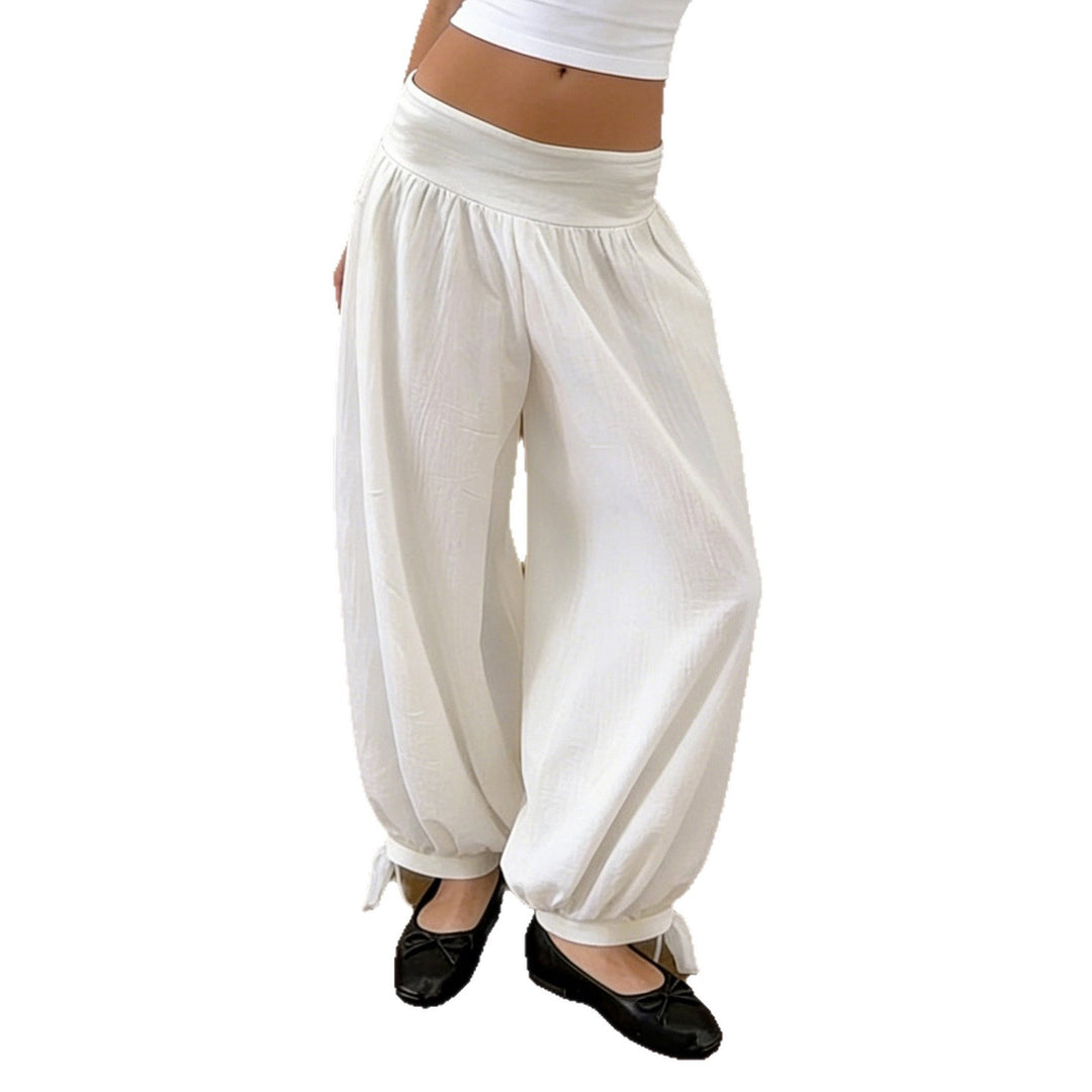 Damen luftige und bequeme Culotte-Shorts mit zauberhaften Rüschendetails Drune