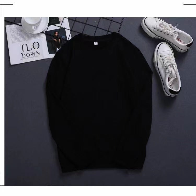Herren Feines Rundhals‑Sweatshirt aus Baumwollmix mit gerippten Bündchen Drune