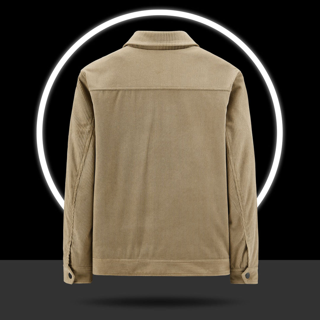 Herren Lässige Cordjacke mit Praktischen Taschen Drune