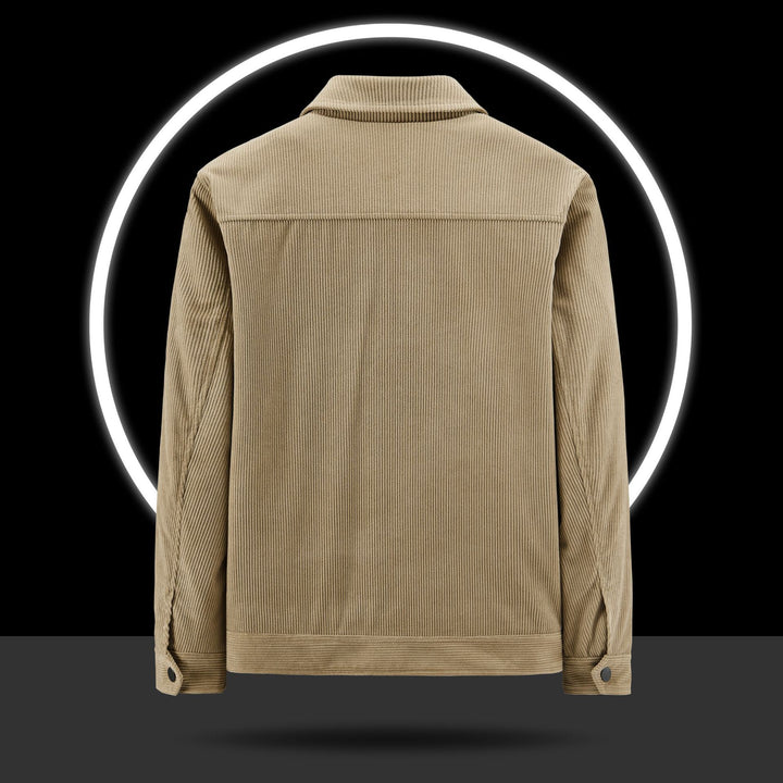 Herren Lässige Cordjacke mit Praktischen Taschen Drune