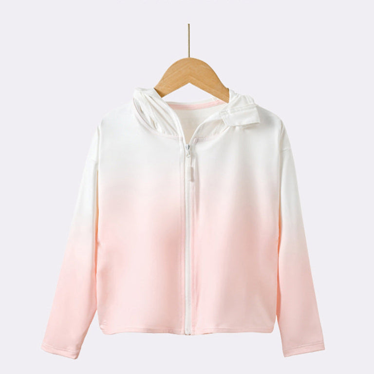 Jungen atmungsaktive Kapuzenjacke mit UV-Schutz Drune