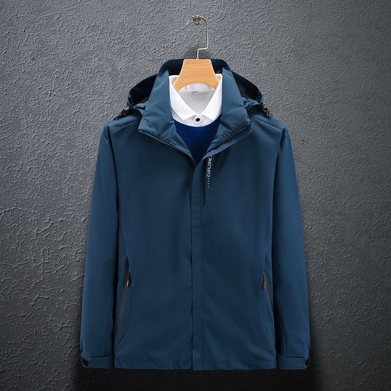 Herren Funktionale Wind- und Wetterjacke Drune