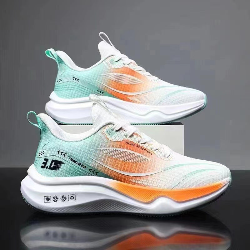 Unisex leichte Street-Running Sneaker mit geformter Energierückführungssohle und atmungsaktivem Netzoberteil Drune