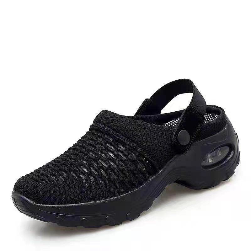 Damen  atmungsaktive Mesh-Clogs mit luftgepolsterter Dämpfungssohle und verstellbarem Fersenriemen Drune