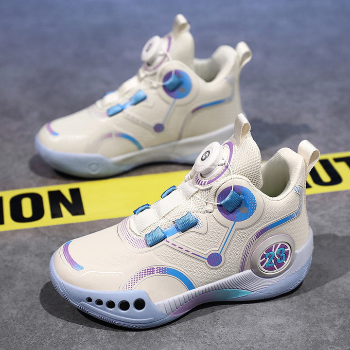 Unisex Futuristische City-Sneaker mit Drehmechanik-Verschluss, gepolsterter Fersenstütze und gedämpfter Wabensohle Drune