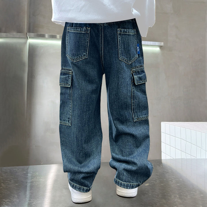 Damen lässige Cargo-Jeans von Drune