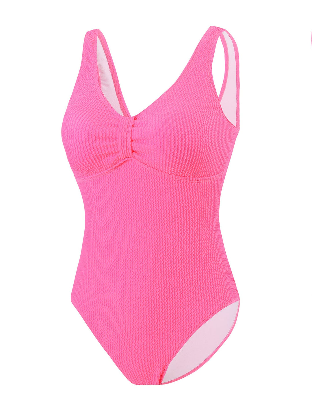 Damen Einteiliger Badeanzug mit raffinierten Rippstrick-Details Drune