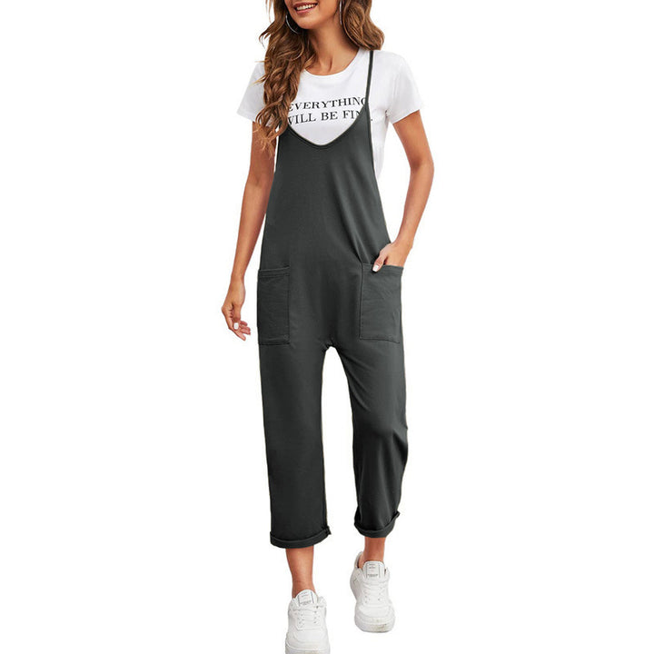 Damen entspannter Jumpsuit mit praktischen Taschen und lässigem Schnitt Drune