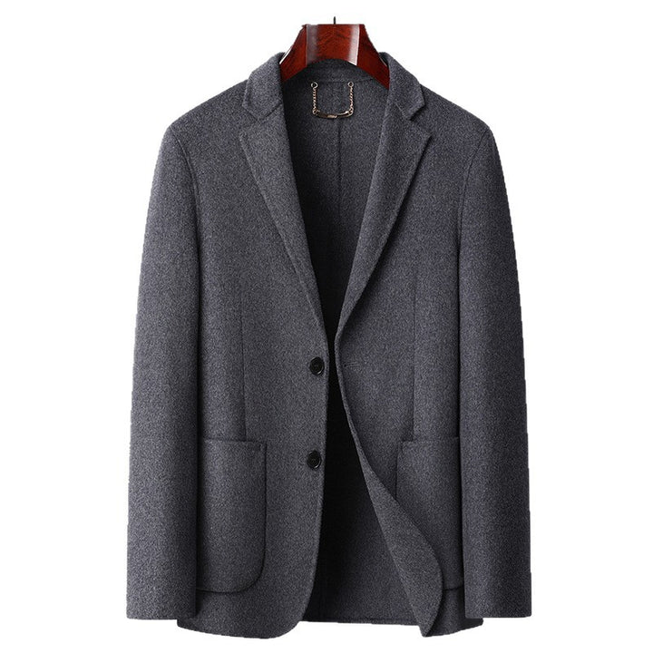 Herren Einreihiges Wollmix-Sakko mit aufgesetzten Taschen und schlanker Silhouette Drune