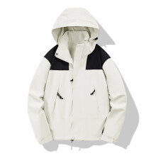 Unisex Leichte technische Softshell-Outdoorjacke mit Kapuze und verstellbarem Saum Drune