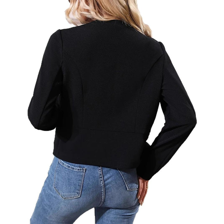 Damen Feine Kurzjacke mit strukturiertem Design und eleganten Details Drune