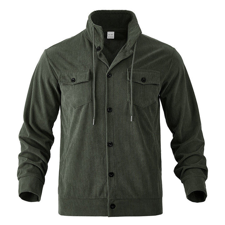 Herren modische Cordjacke mit praktischen Taschen und hochwertiger Verarbeitung Drune