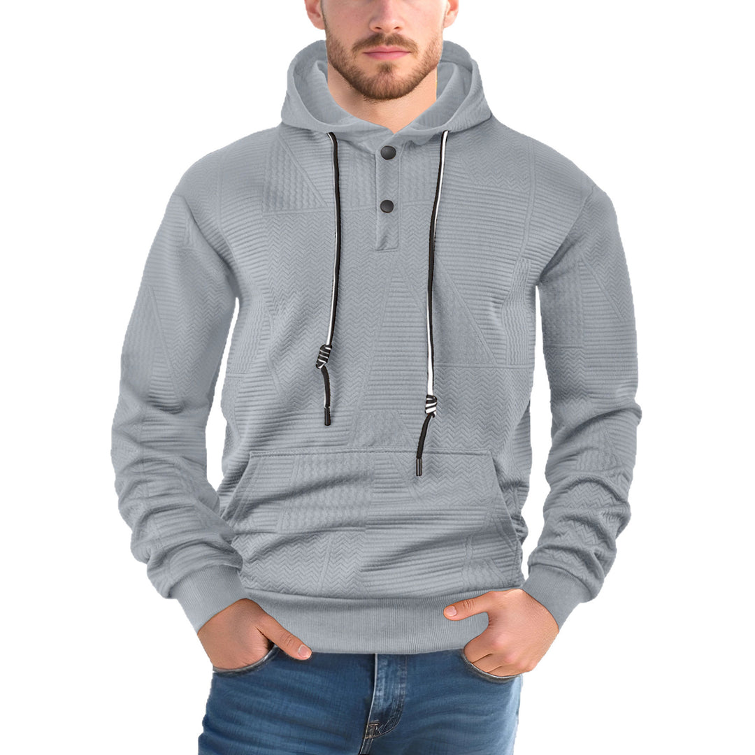 Herren Hoodie mit strukturiertem Design Drune