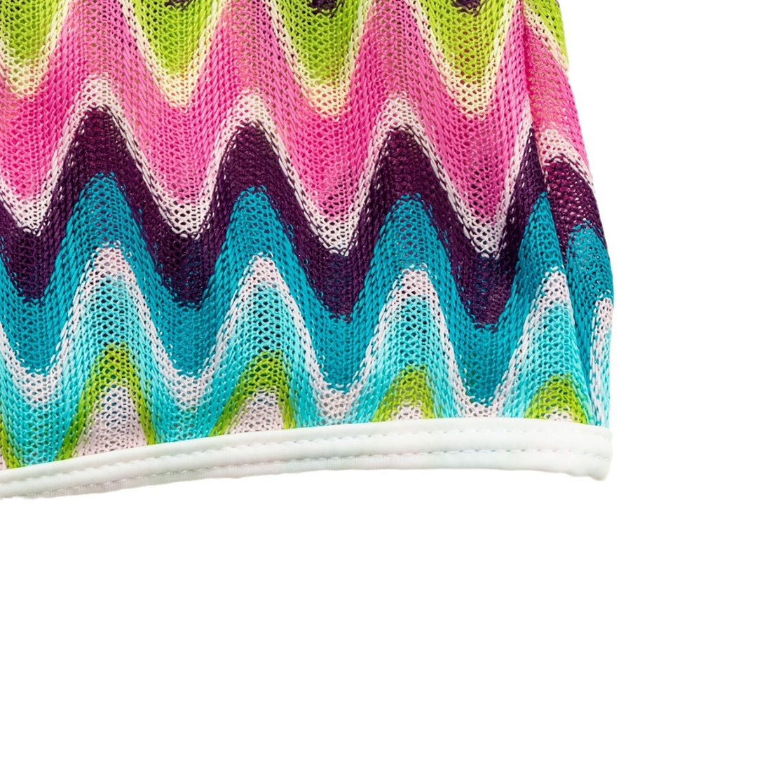 Damen modisches Crop-Top und Rock-Set Drune