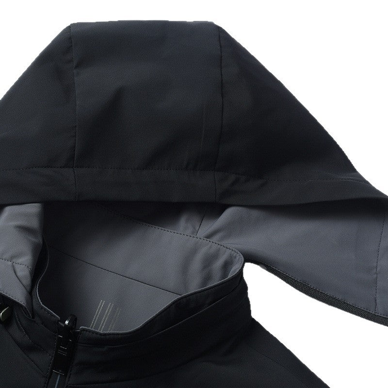Herren leichte Allround-Jacke mit praktischem Kapuzendesign und atmungsaktiven Eigenschaften Drune