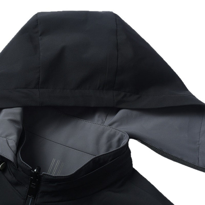 Herren leichte Allround-Jacke mit praktischem Kapuzendesign und atmungsaktiven Eigenschaften Drune