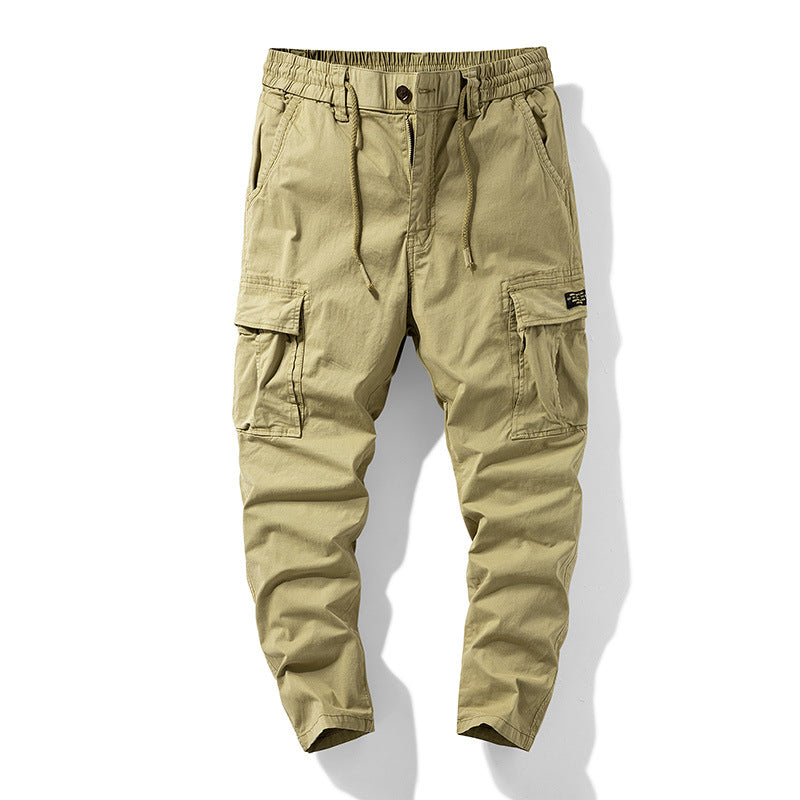 Herren Urbaner Ripstop-Cargo-Jogger mit elastischem Komfortbund und Mehrfach‑Klappentaschen Drune