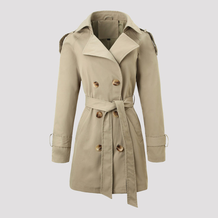 Damen Klassischer Trenchcoat Drune