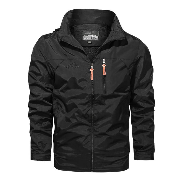 Herren nan leichte Outdoorjacke Windbreaker mit wasserabweisender Beschichtung und atmungsaktivem Meshfutter Drune