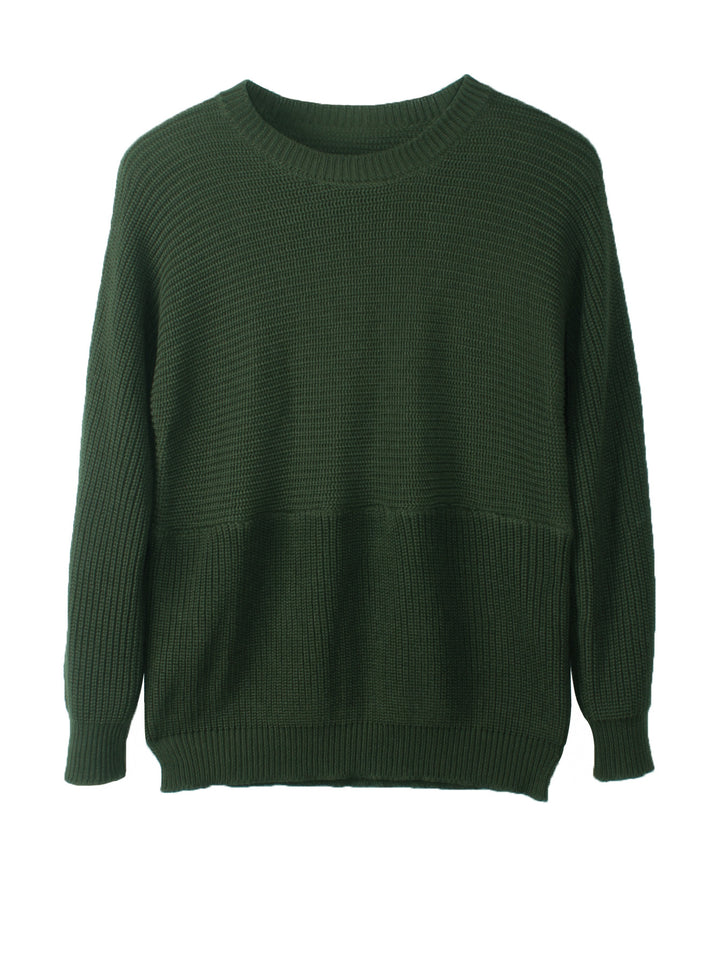 Damen Grobstrick Pullover mit lässigem Schnitt und atmungsaktiver Textur Drune