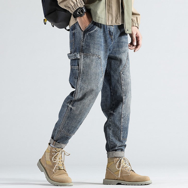 Herren Bequeme Cargo-Hose Drune