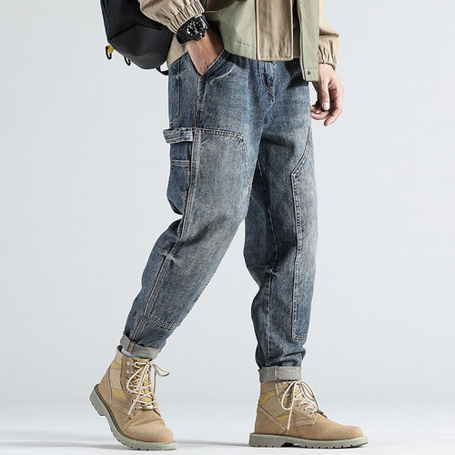 Herren Bequeme Cargo-Hose Drune