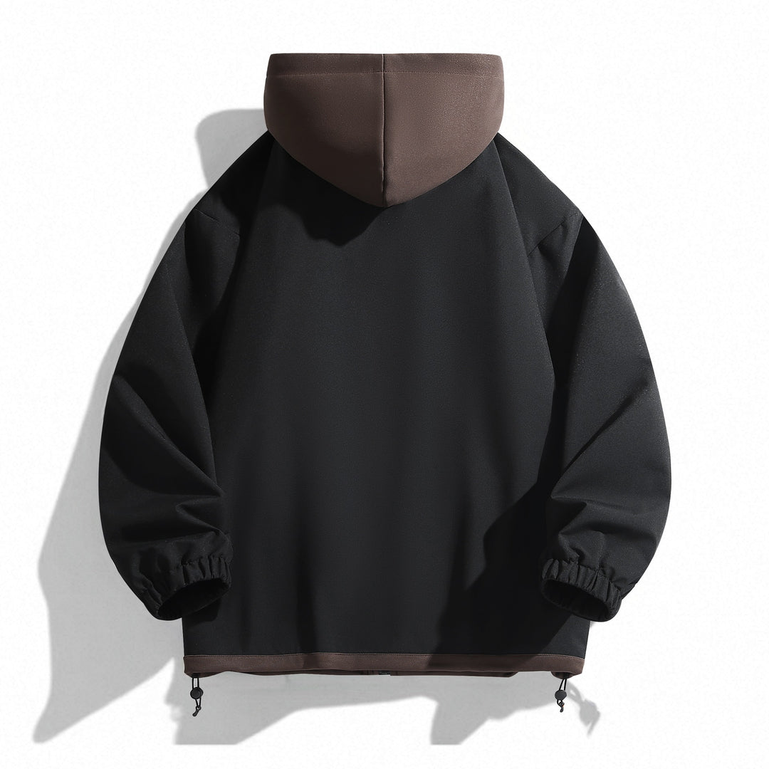 Herren Praktische Übergangsjacke mit Kapuze Drune