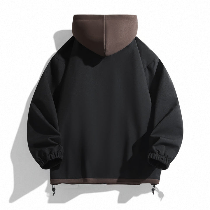 Herren Praktische Übergangsjacke mit Kapuze Drune