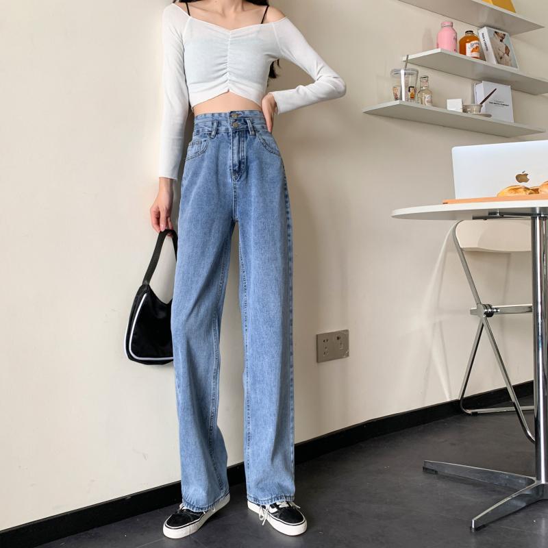 Damen Weit geschnittene Jeans mit lässigem Schnitt Drune