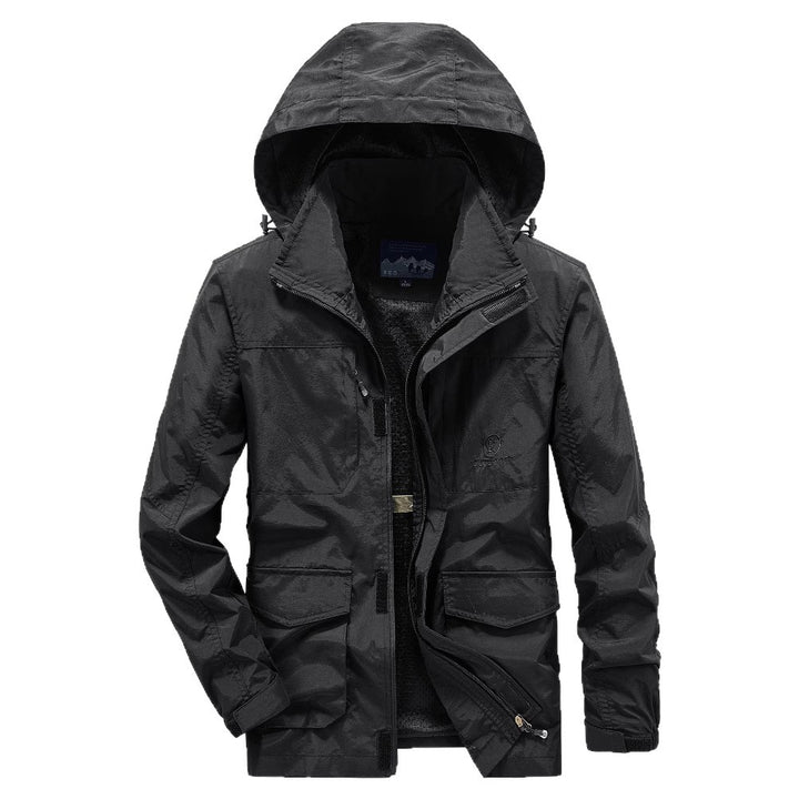 Herren Robuste Wetterjacke mit praktischen Taschen Drune