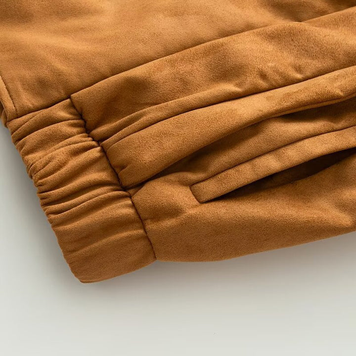 Damen modische Übergangsjacke mit asymmetrischem Schnitt und bequemen Taschen Drune