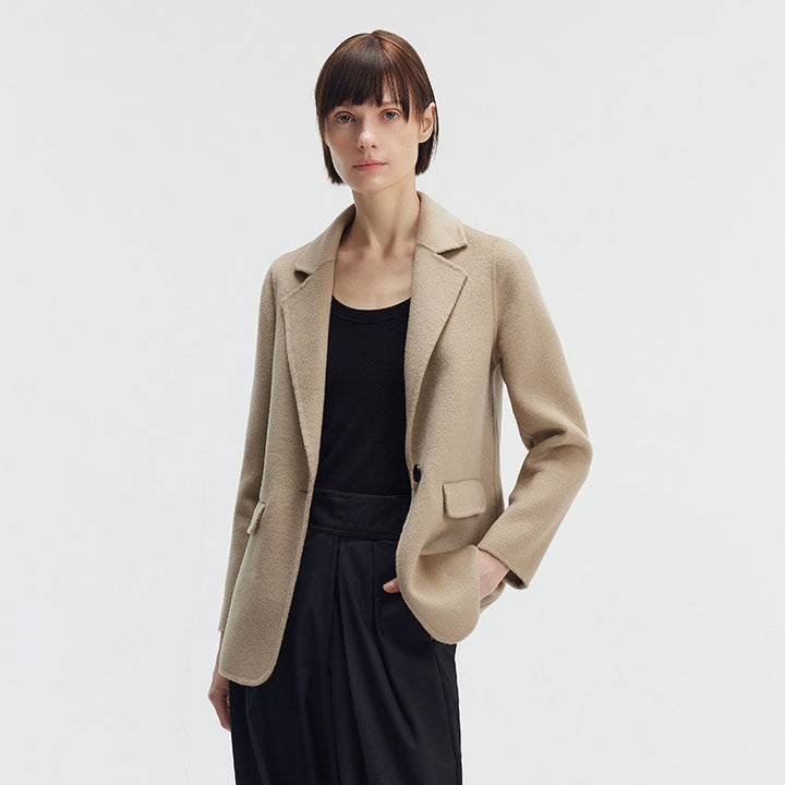 Damen Eleganter Wollblazer Drune