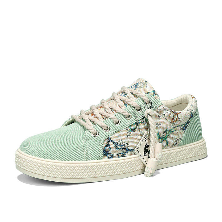 Damen Modische Sneakers mit einzigartigem Textil-Design Drune