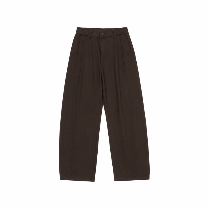 Damen Hochtaillierte Culotte-Cargohose mit markanten Teilungsnähten und elastischem Rückenbund Drune