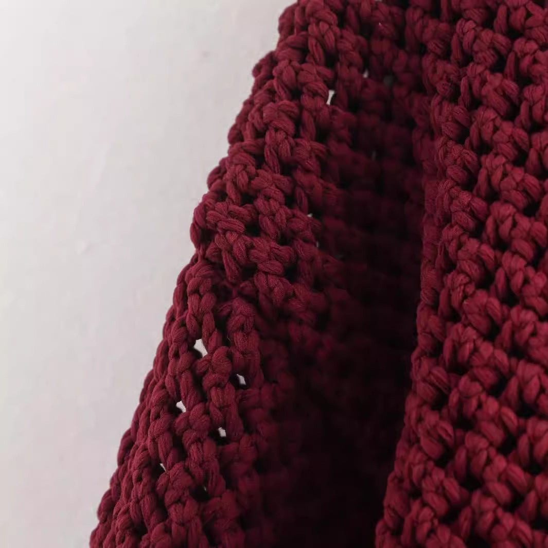 Damen Strickjacke mit strukturiertem Gewebe und metallischen Knöpfen Drune