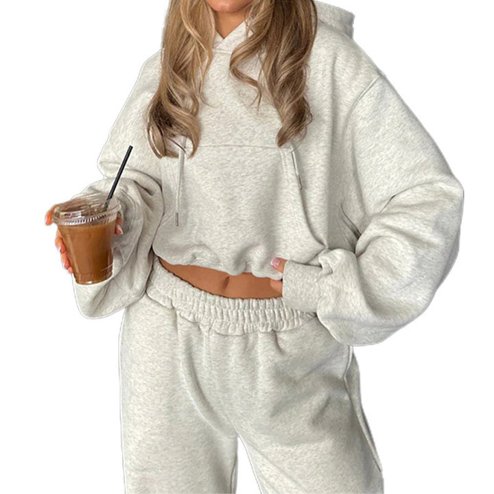 Damen Oversized Hoodie mit elastischem Bund Drune
