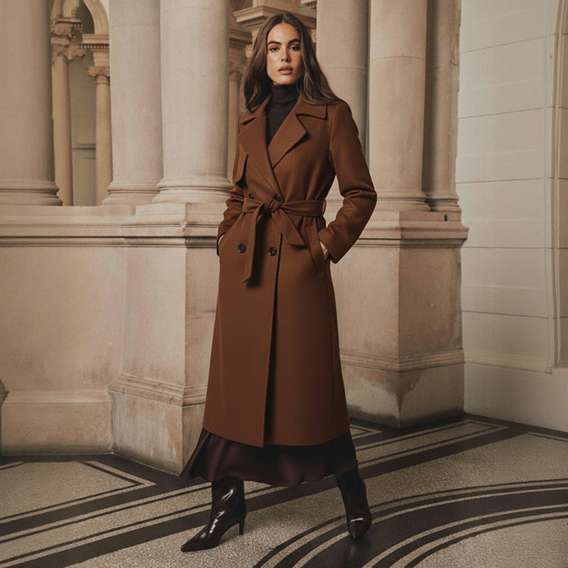 Damen Eleganter Trenchcoat Drune
