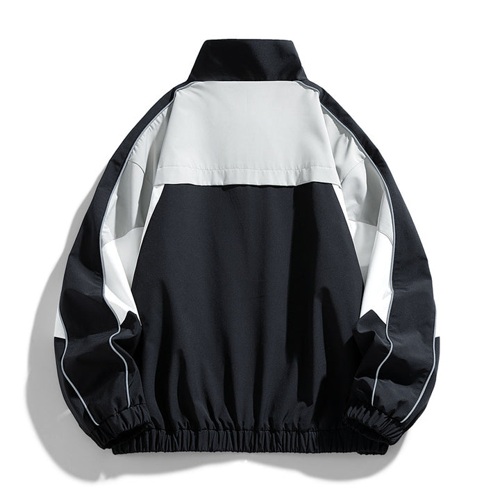 Herren Leichte Sportjacke mit hohem Kragen Drune