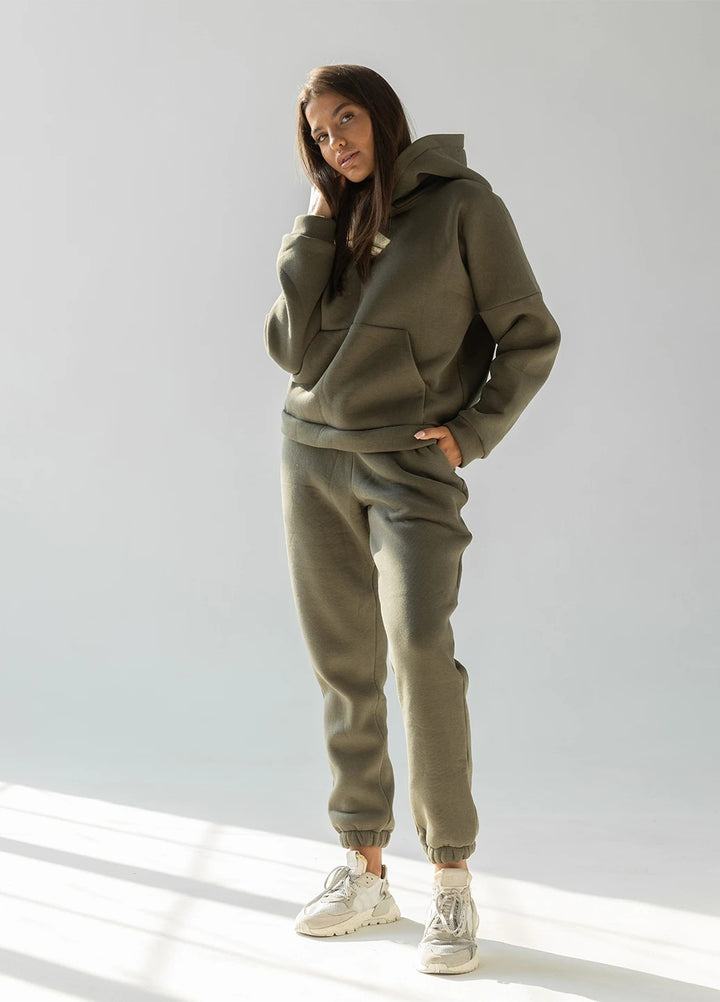 Damen Comfort-Wellness-Hoodie-Set Drune