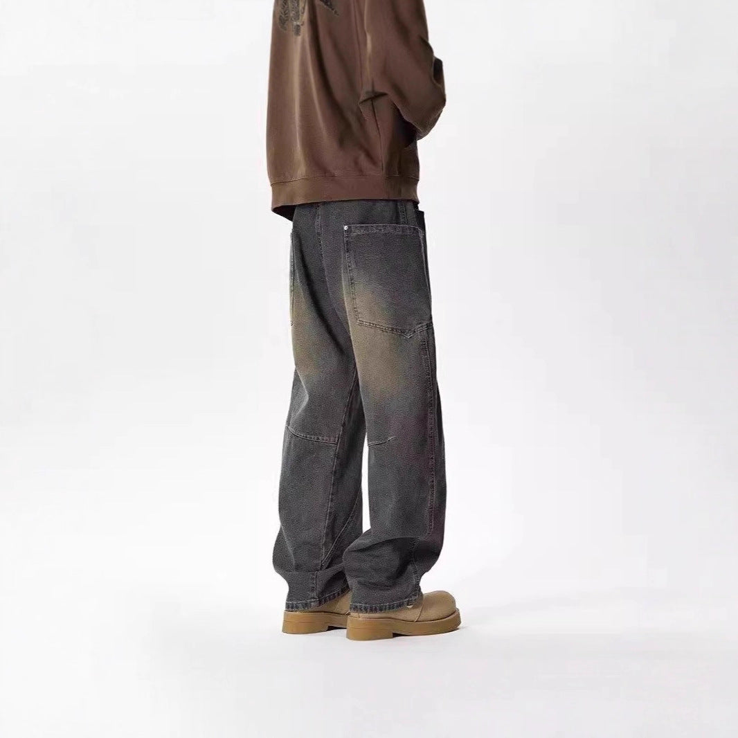 Herren Weitgeschnittene Casual Jeans Drune