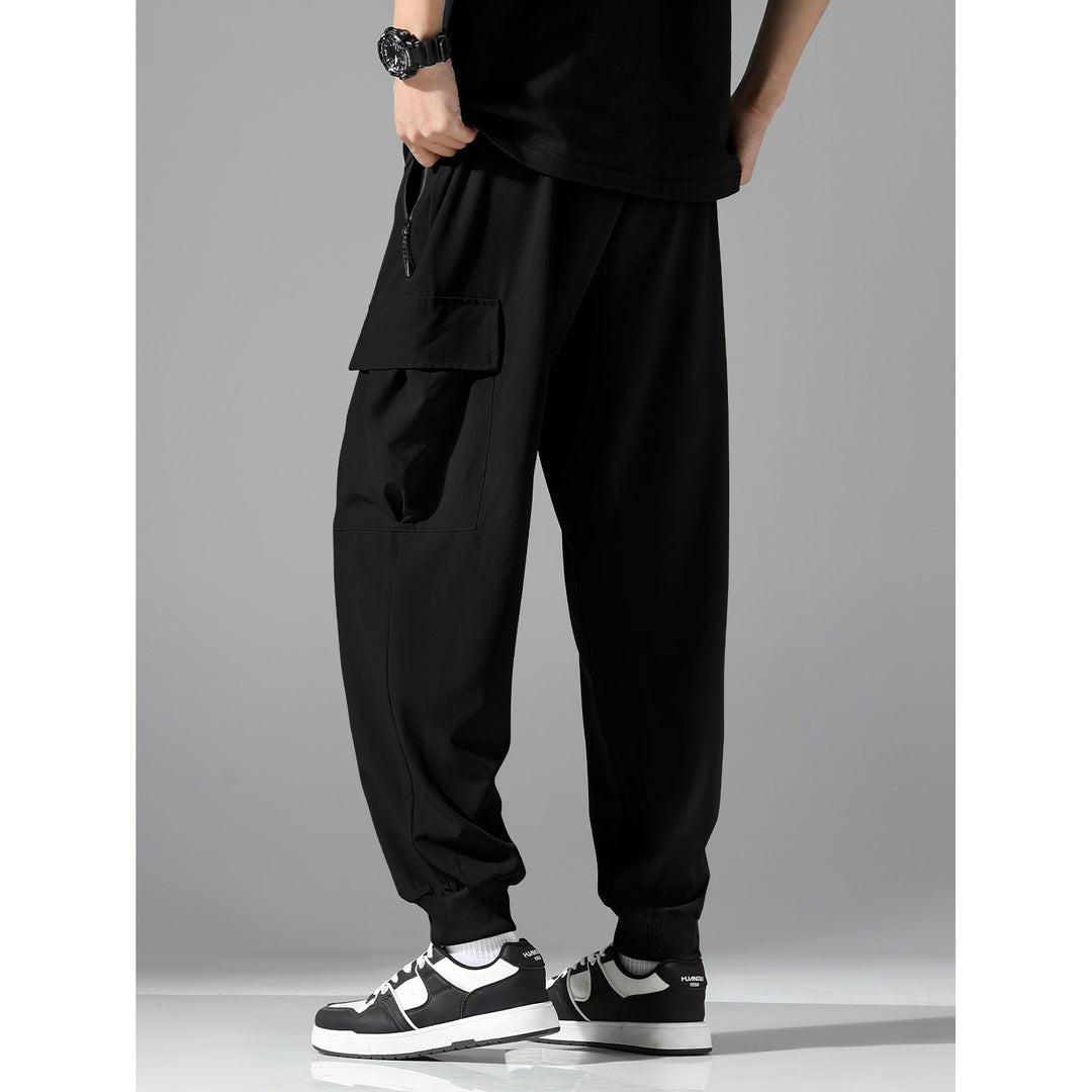 Herren Modische Cargo-Hose mit mehreren Taschen Drune