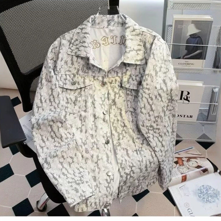 Herren Modische Camouflage Übergangsjacke Drune