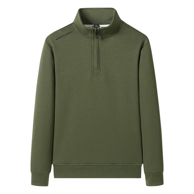 Herren Sportlicher Stehkragen Pullover Drune